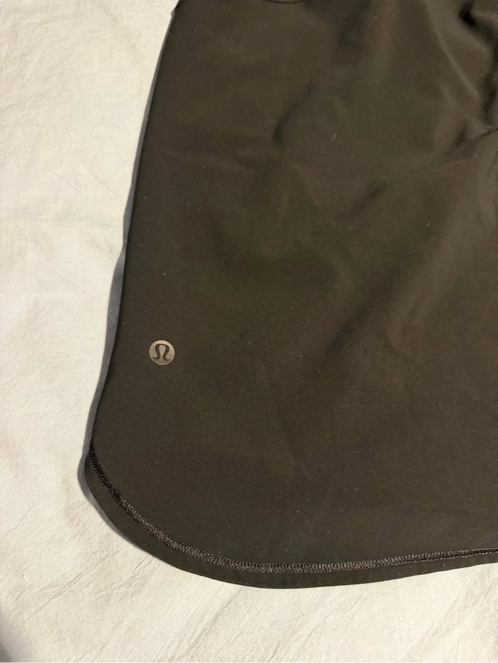 lululemon athletica Black Drawstring Mini Skirt